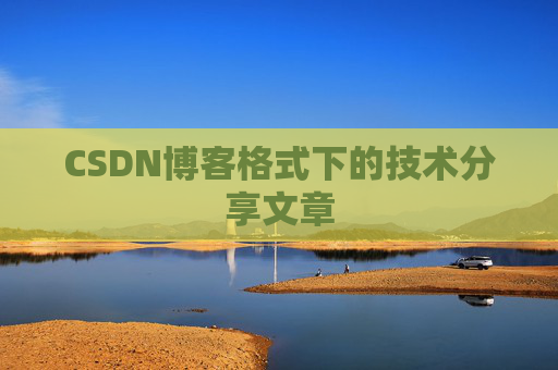 CSDN博客格式下的技术分享文章